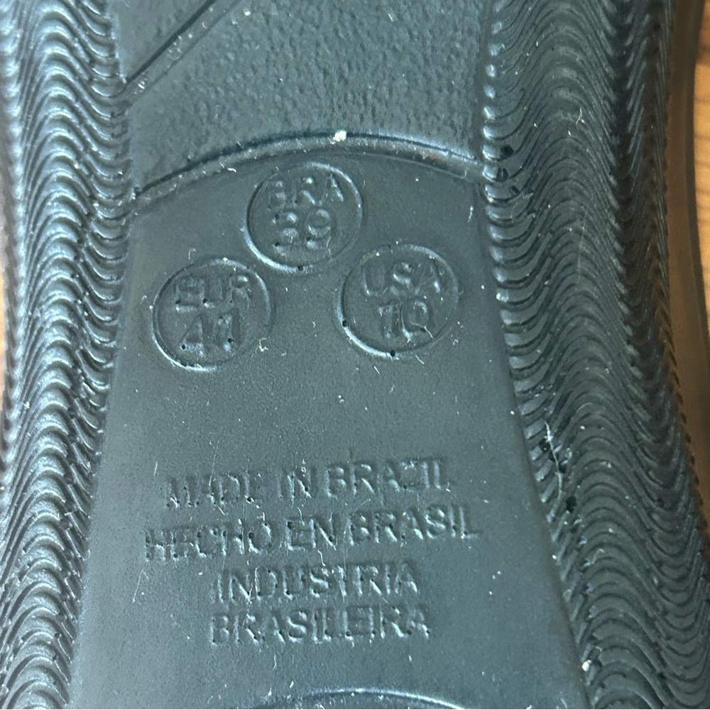 MALU Super Comfort Black Slide Sandals Sz 10 Casual Resort Minimalist Brazil - Picture 6 of 6